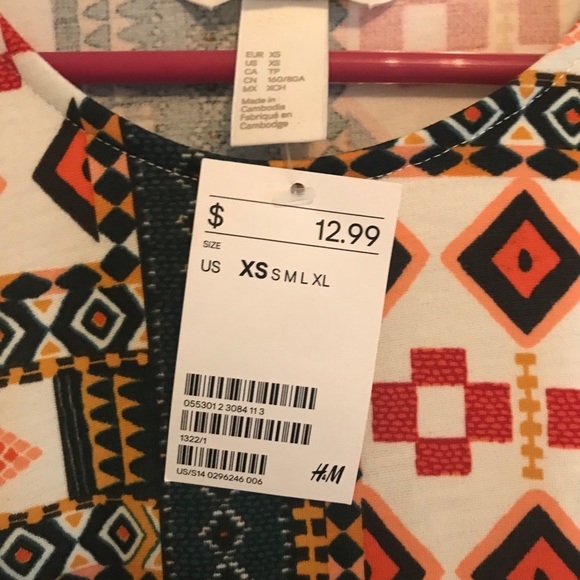 HM Geometric Print Racerback Dress - Picture 3 of 3